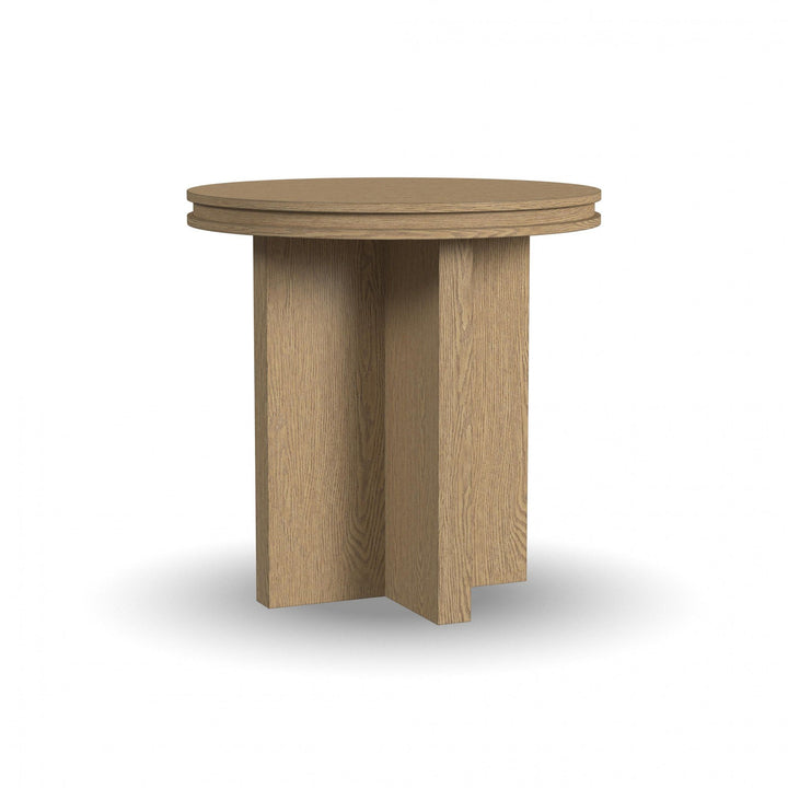 Waterfall Round End Table