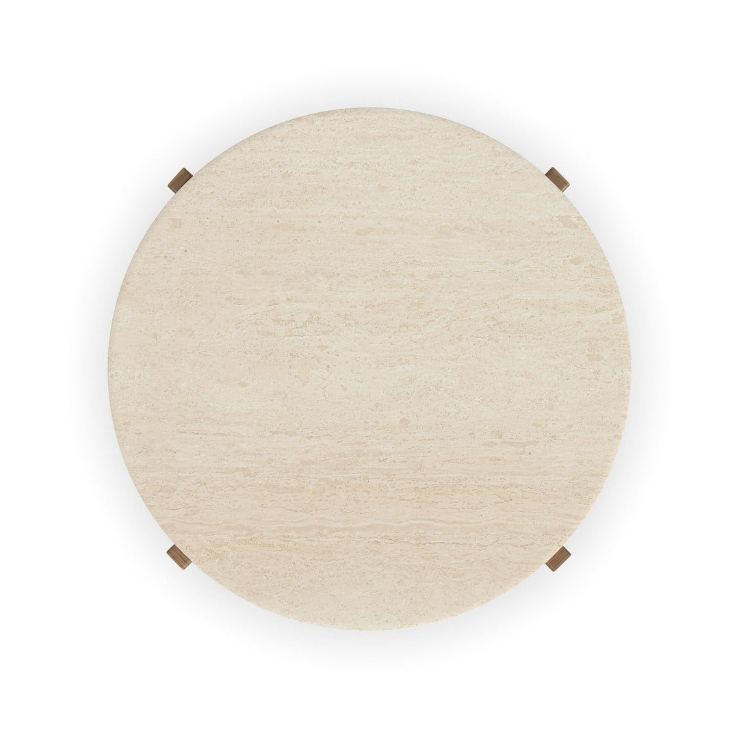 flexsteel-w1488-022-eclipse-round-coffee-table-light-brown-beige