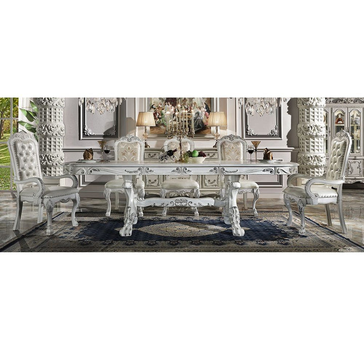 Dresden - 108" Dining Table - Bone White