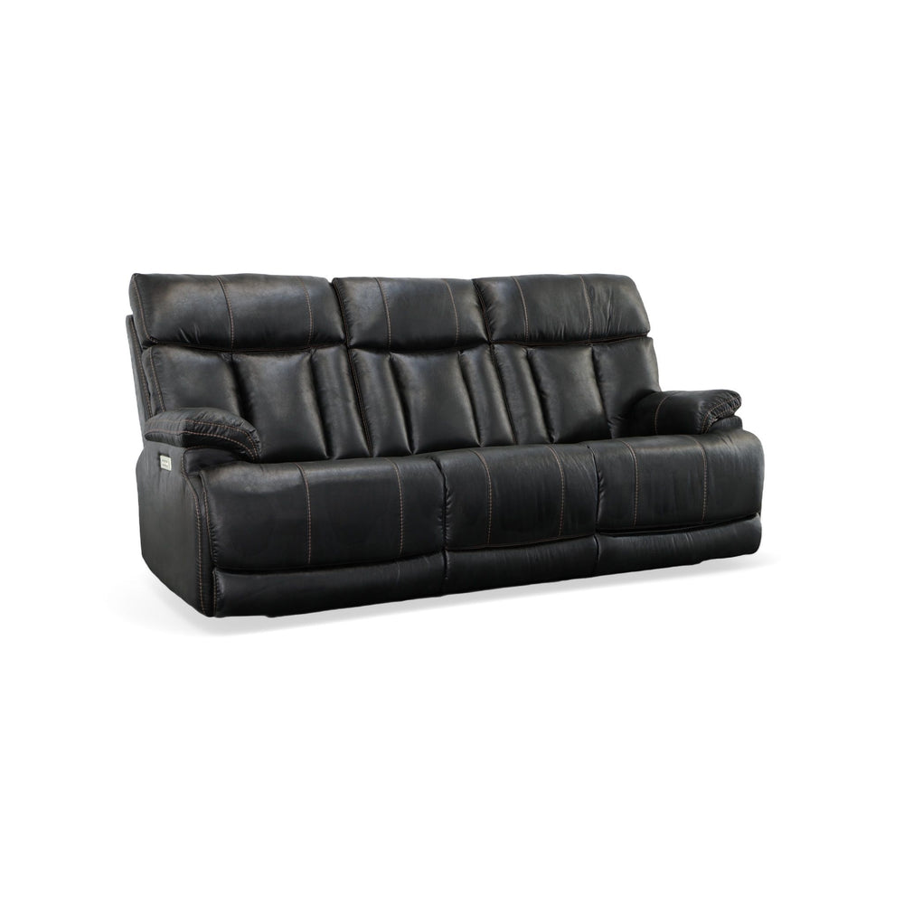 Flexsteel 1594-62PH-37400 Clive  Power Reclining Sofa With Power Headrests & Lumbar  Peppercorn