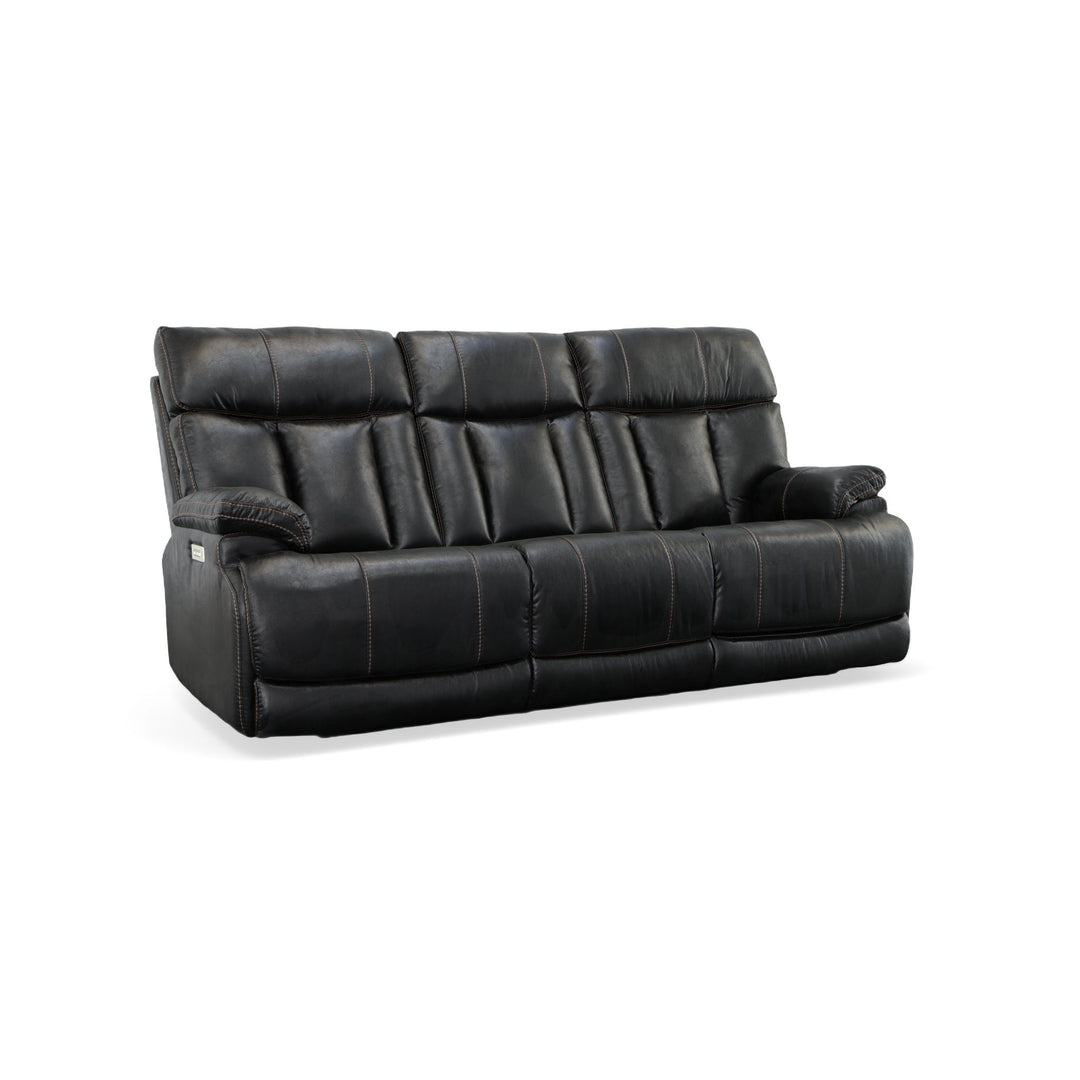 Flexsteel 1594-62PH-37400 Clive  Power Reclining Sofa With Power Headrests & Lumbar  Peppercorn