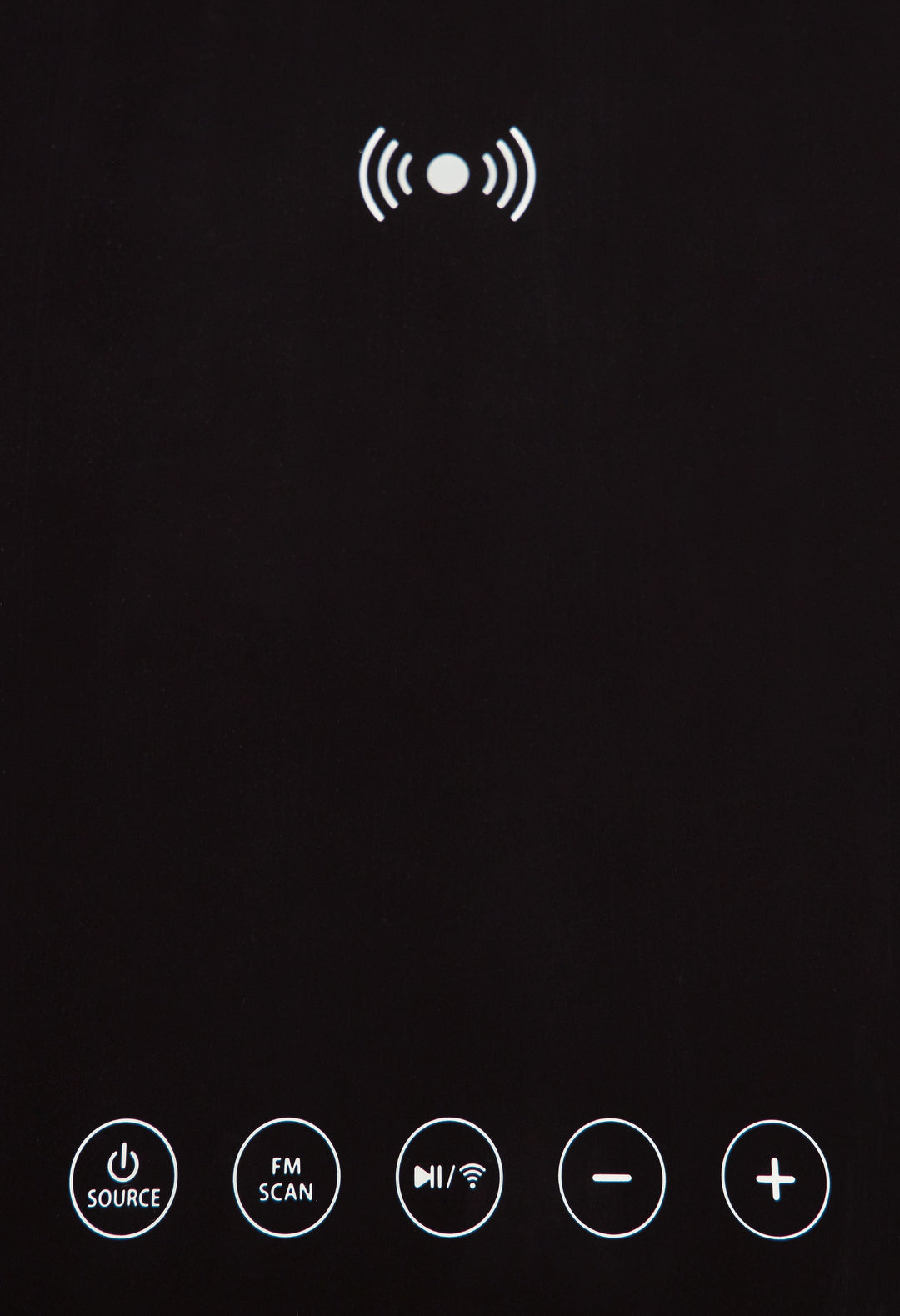 Jorvalee - Accent Table with Speaker - Gray / Black