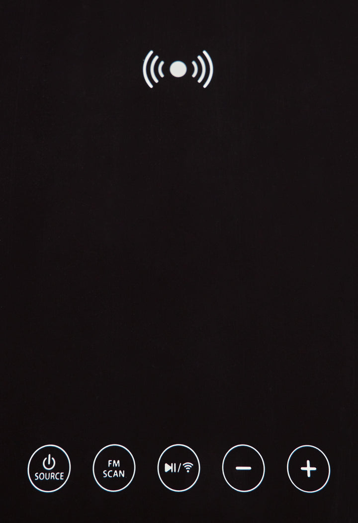 Jorvalee - Accent Table with Speaker - Gray / Black