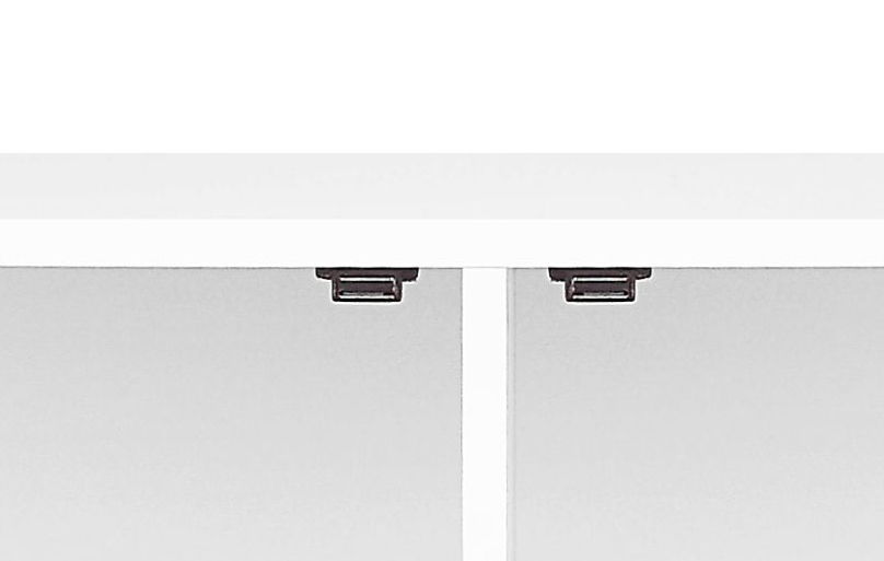 Gaines - High Gloss Accent Cabinet - White