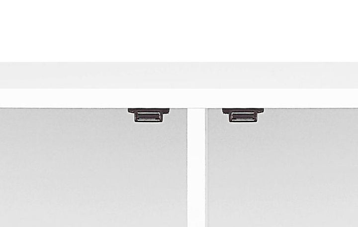 Gaines - High Gloss Accent Cabinet - White