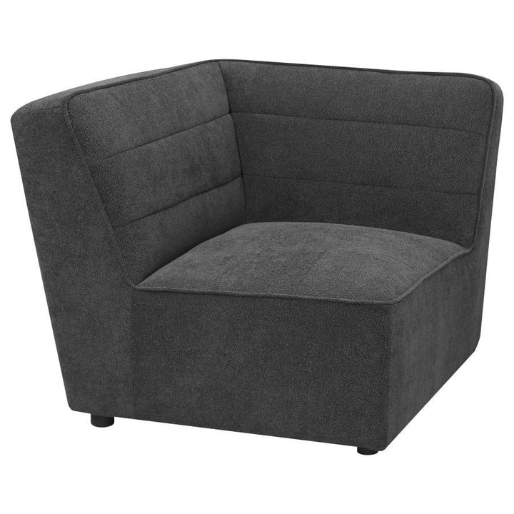 Sunny - 6 Piece Upholstered Modular Sectional Sofa - Charcoal