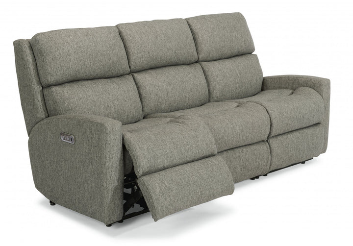 Catalina Power Reclining Sofa With Power Headrests Gray
