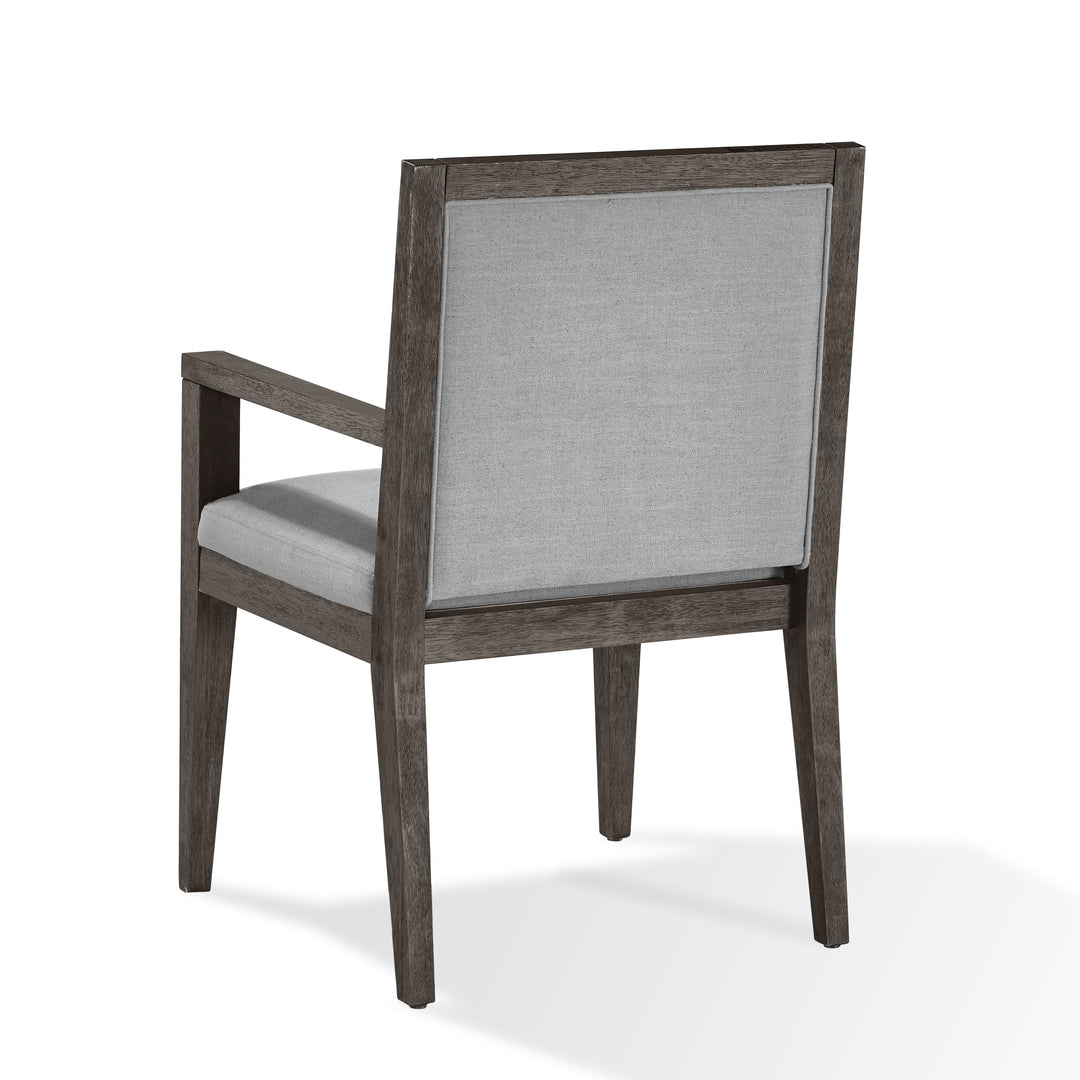 Modus Furniture Fpbl64 Modesto Wood Framed Arm Chair In French Roast