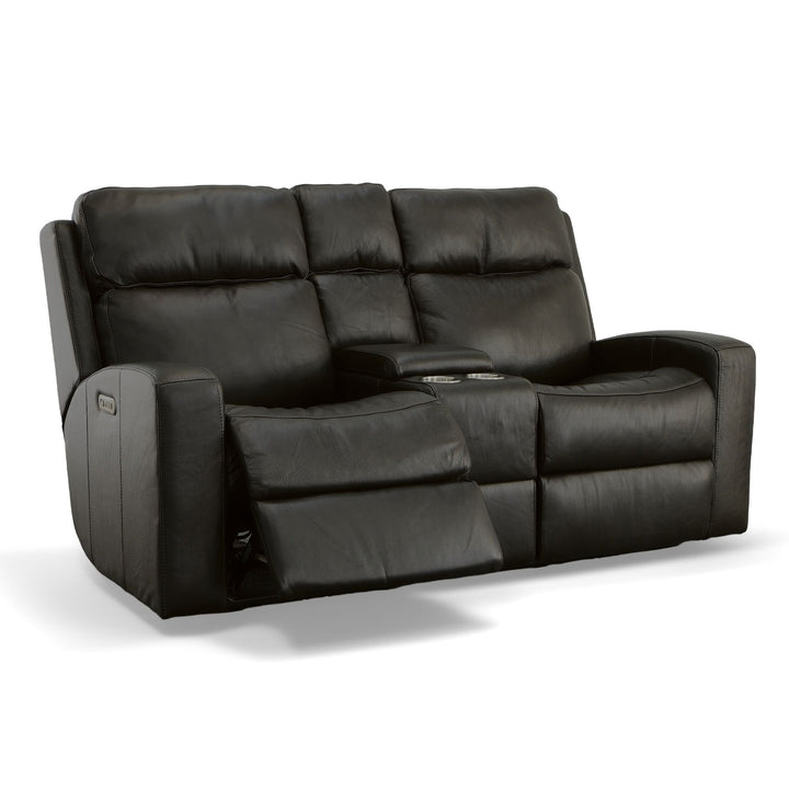 Cody Power Reclining Loveseat With Console &amp; Power Headrests Shadow