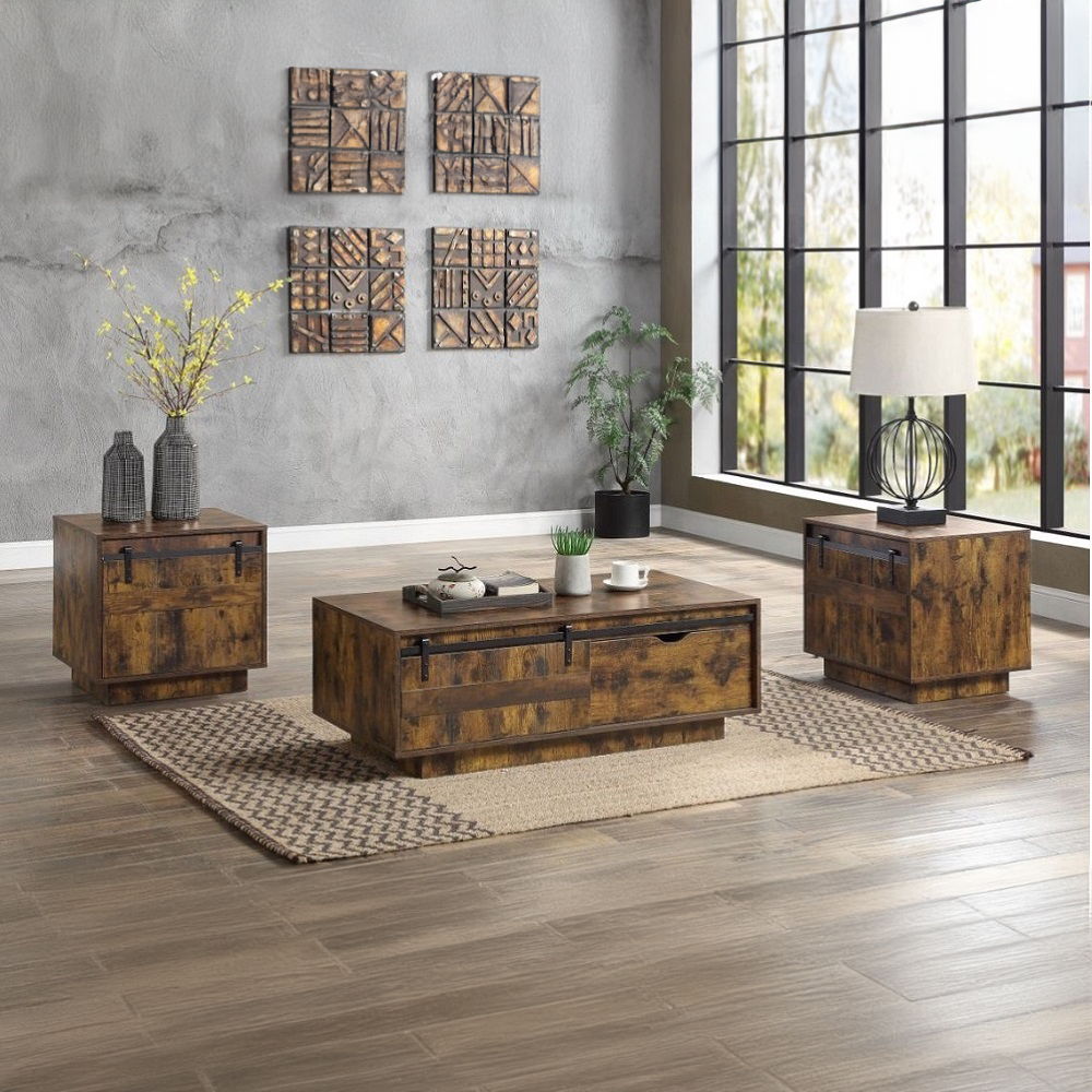 Bellarosa - Coffee Table Same As 88040) - Rustic Oak