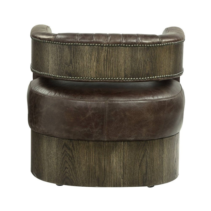 Feyre - Accent Chair - Espresso Top Grain Leather