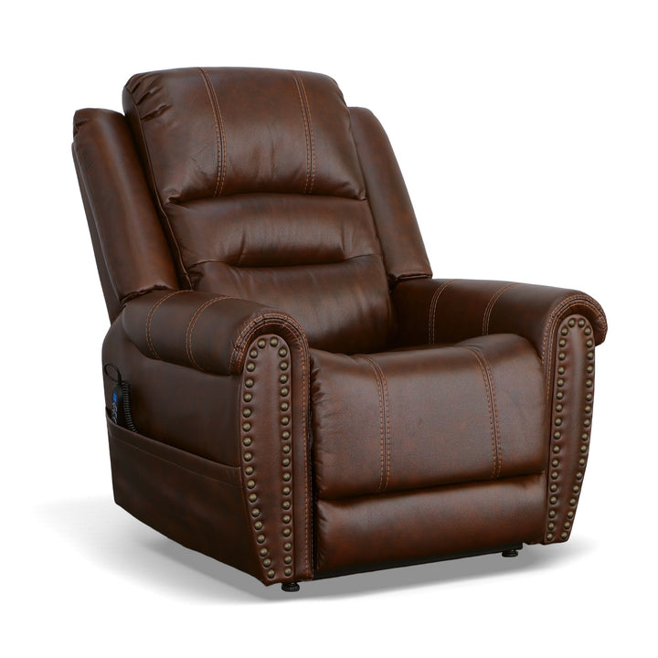 Oscar Fabric Power Lift Recliner with Right