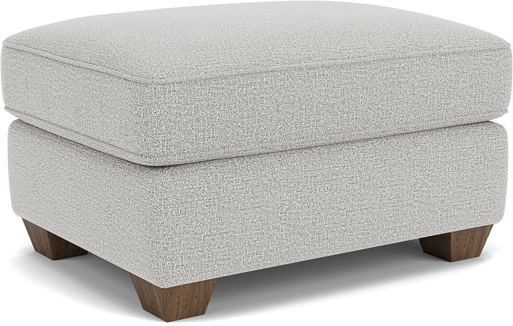 Carson  Stationary Ottoman  Light Gray