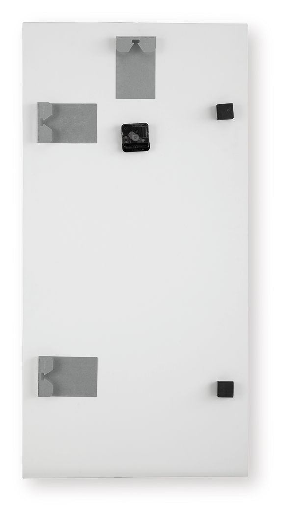 Teague - Wall Clock - Black / Gold Finish by Ashley Furniture product image