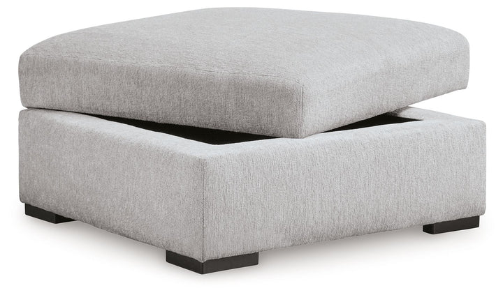 Gabyleigh - Ottoman With Storage - Nickel