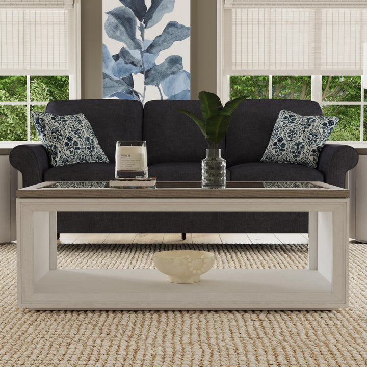 Melody Rectangular Coffee Table with Casters