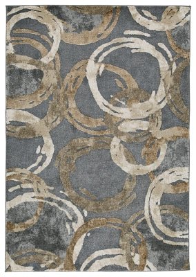 Faelyn 5' x 7'3" Rug - Dark Gray | Ashley Furniture