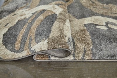 Faelyn 7'10" x 9'10" Rug - Dark Gray Area Rug modern furniture Contempo Furniture
