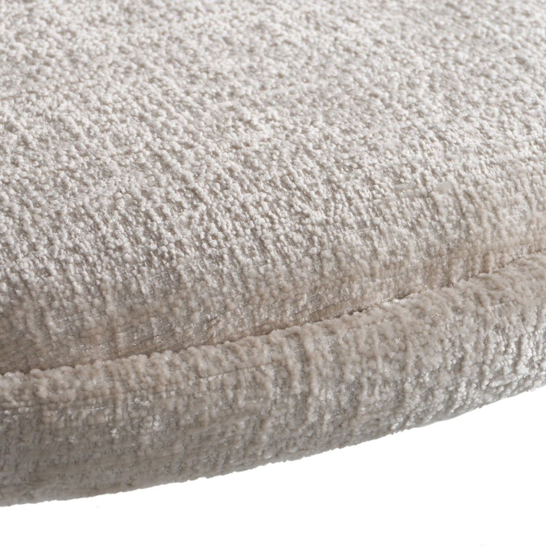 Faerron  Modern Light Grey Fabric Dining Chair