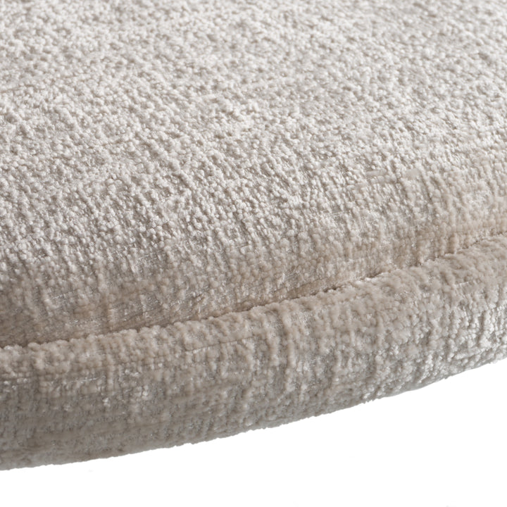 Faerron  Modern Light Grey Fabric Dining Chair