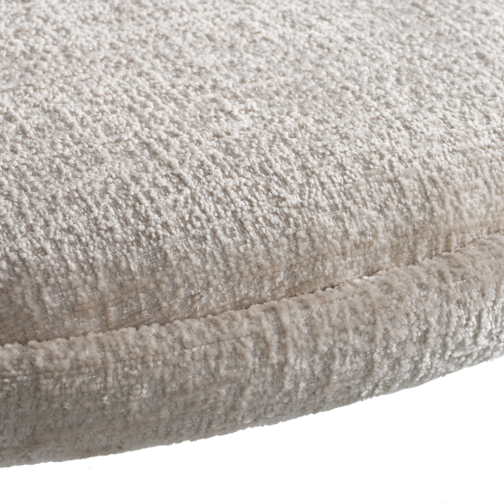 Faerron - Modern Light Grey Fabric Dining Chair - View 7