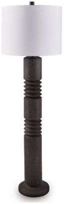 Fainwell Floor Lamp - Black Floor Lamp modern furniture Contempo Furniture