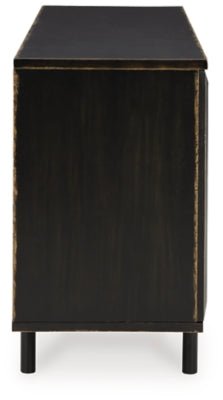 Fair Ridge Accent Cabinet - Black Accent Cabinet modern furniture Contempo Furniture