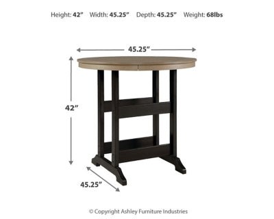 Fairen Trail Bar Table - Black Bar Table modern furniture Contempo Furniture