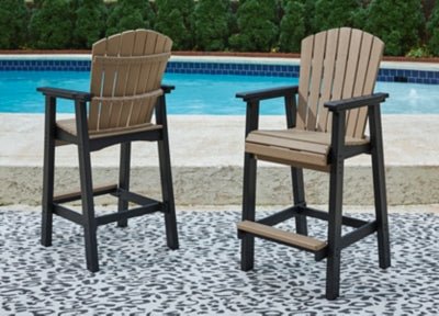 Fairen Trail Barstool (Set of 2) - Black Chair Set modern furniture Contempo Furniture