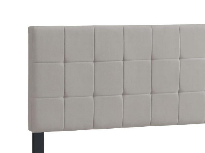 Fairfield - Upholstered Queen Panel Bed - Beige Upholstered Bed modern furniture Contempo Furniture