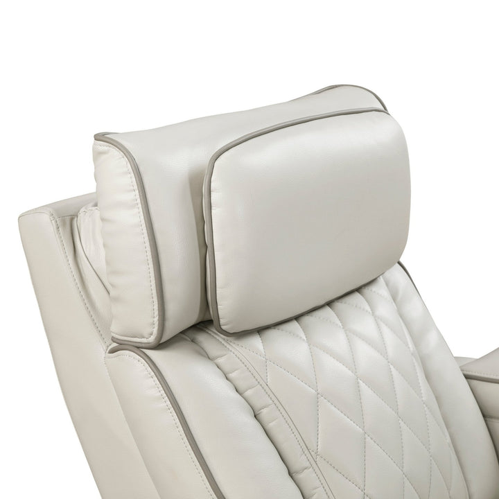Fairway Power Double Reclining Loveseat with Console, LED Lighting &amp; USB Charging – Taupe Power Reclining Sofa modern furniture Contempo Furniture