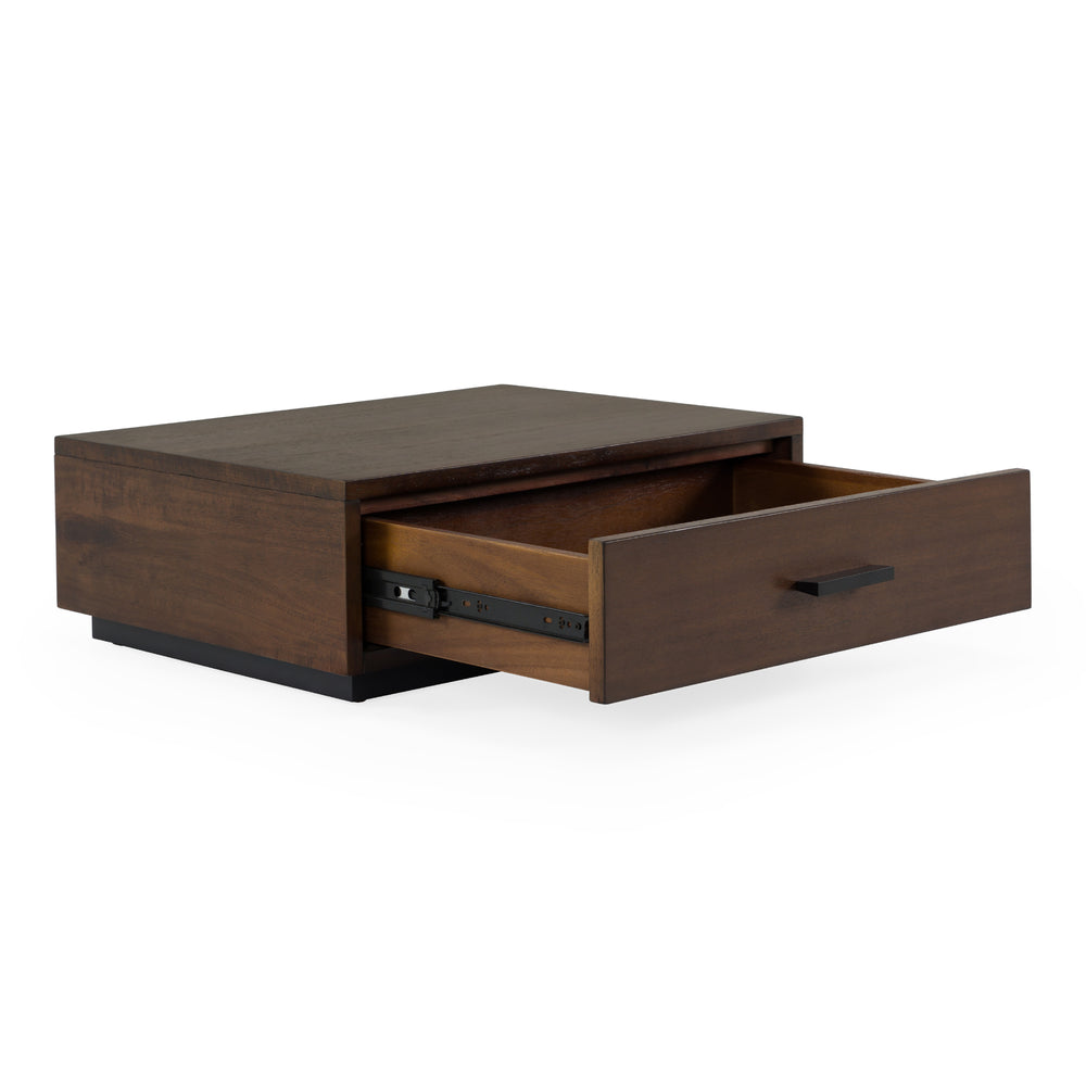 Fantasia - Dark Walnut/Dark Grey Bed and Two Nightstands - View 16