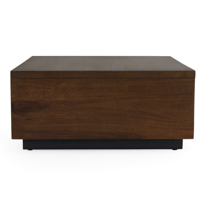 Fantasia - Dark Walnut/Dark Grey Bed and Two Nightstands