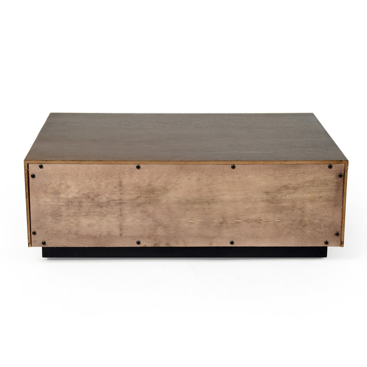 Fantasia  Dark Walnut/Dark Grey Bed and Two Nightstands