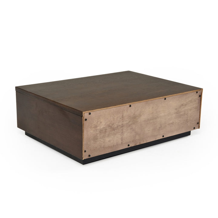 Fantasia  Dark Walnut/Dark Grey Bed and Two Nightstands