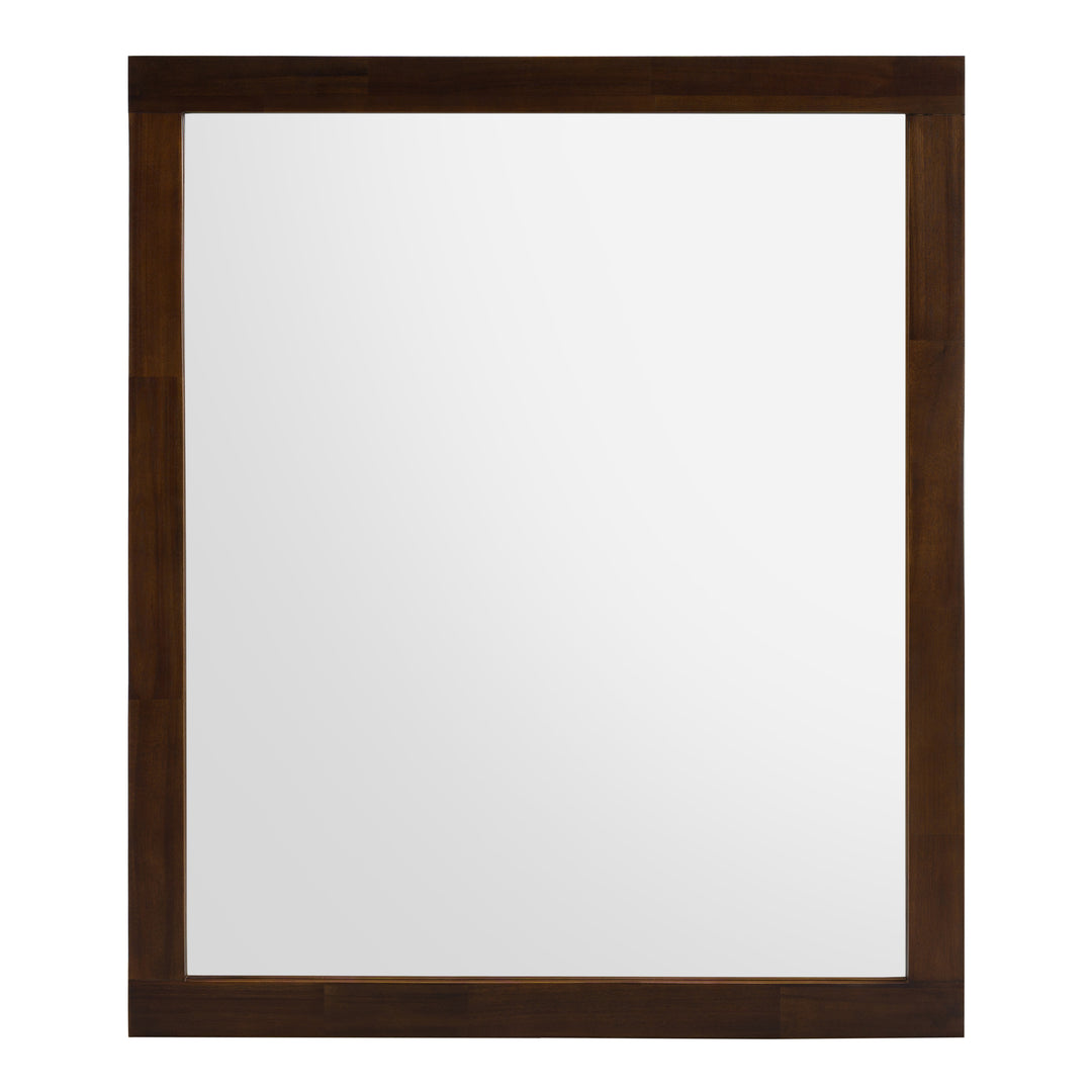 Fantasia - Contemporary Dark Walnut Mirror