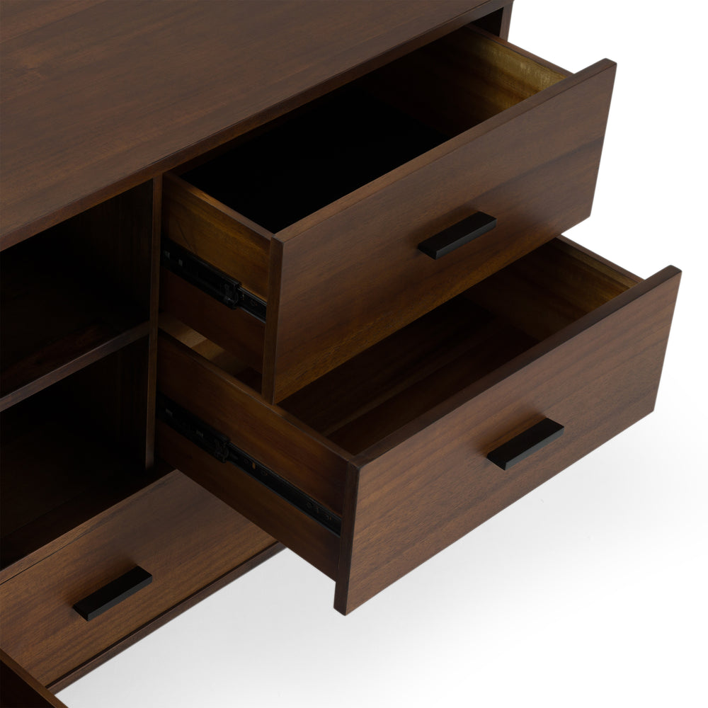 Fantasia - Contemporary Dark Walnut Dresser - View 10