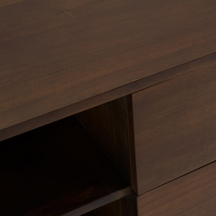 Fantasia - Contemporary Dark Walnut Dresser