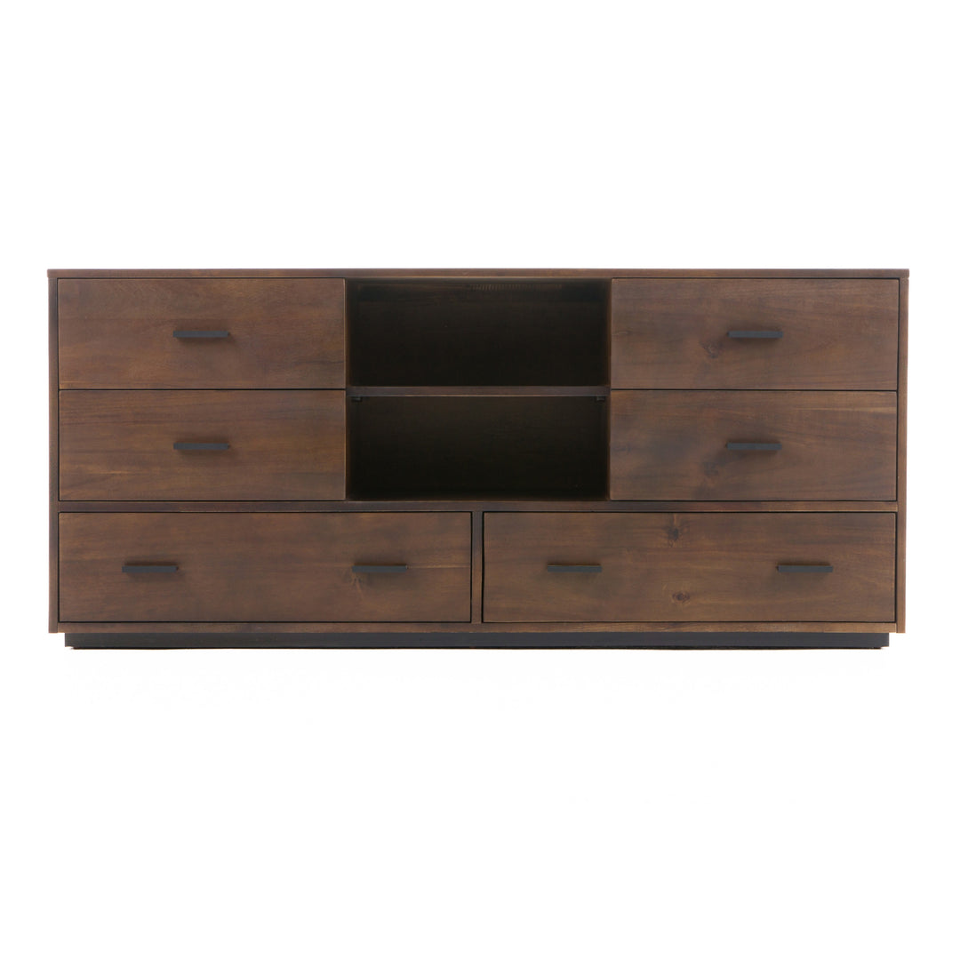 Fantasia  Contemporary Dark Walnut Dresser