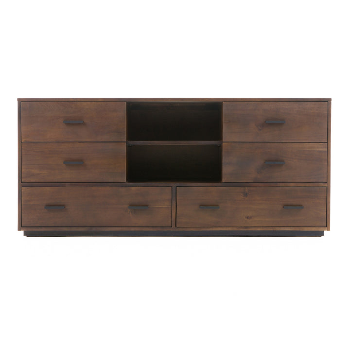Fantasia  Contemporary Dark Walnut Dresser