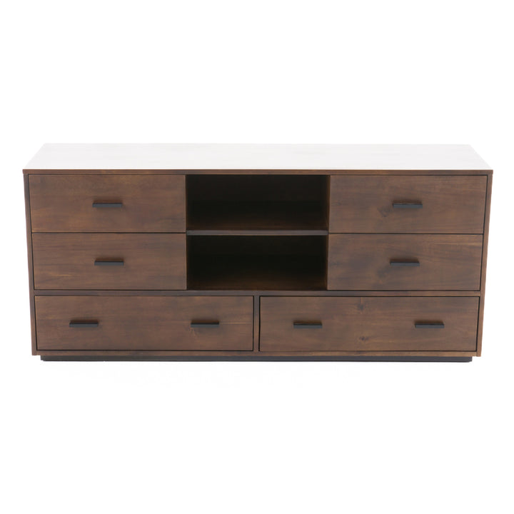 Fantasia  Contemporary Dark Walnut Dresser
