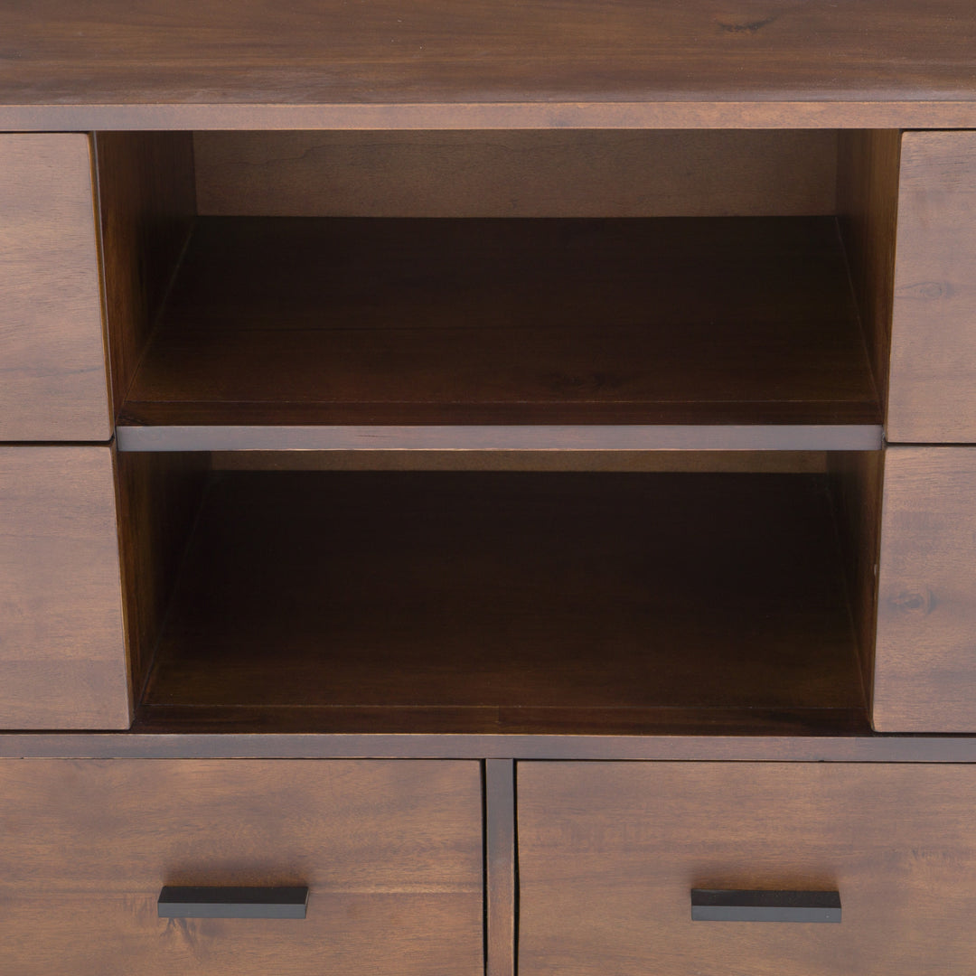 Fantasia  Contemporary Dark Walnut Dresser