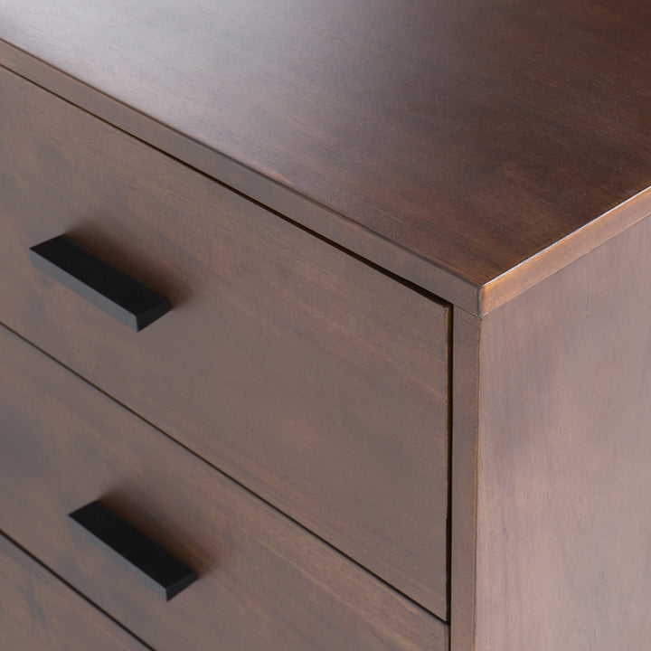 Fantasia  Contemporary Dark Walnut Dresser