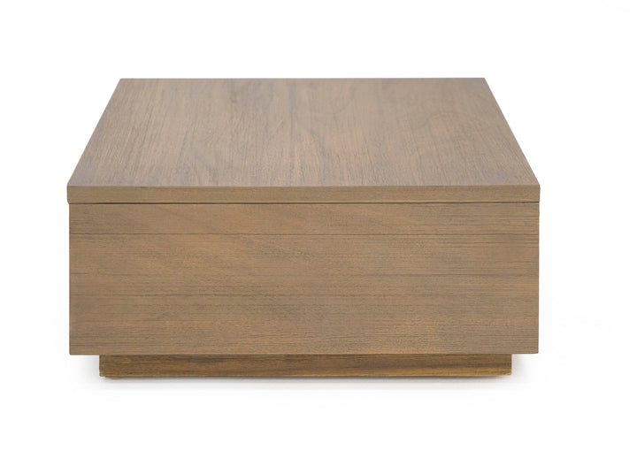 Fantasia - Contemporary Walnut &amp; Grey Bed with Two Nightstands
