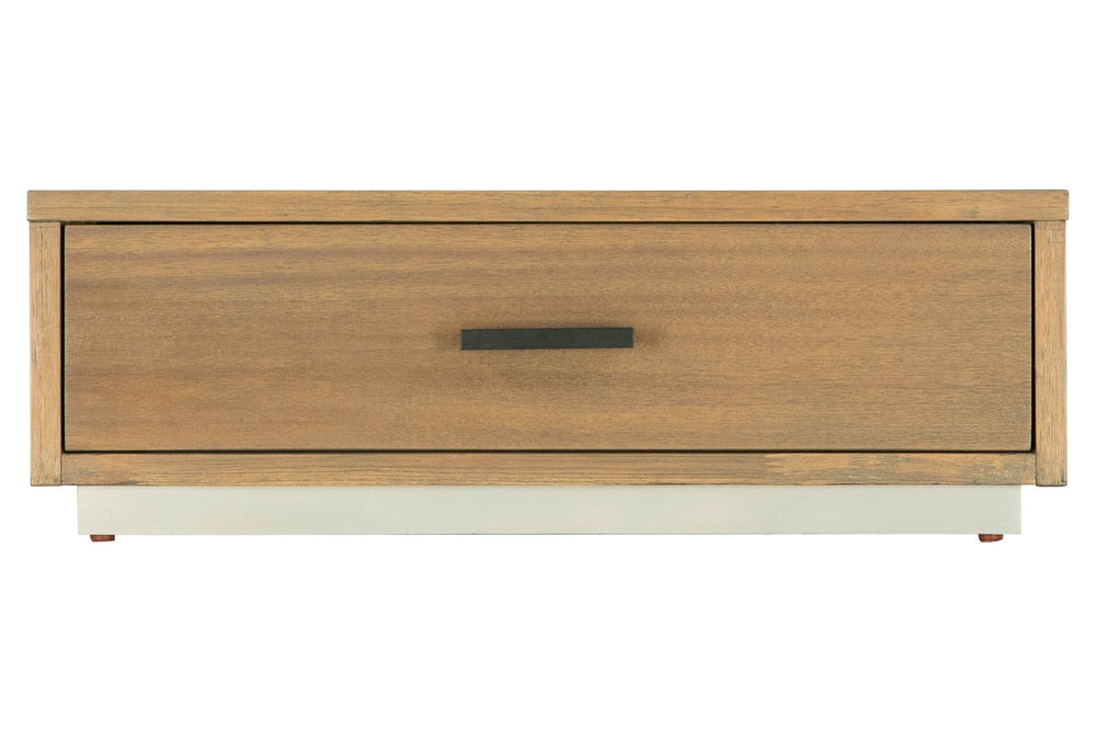 Eastern King Fantasia - Contemporary Walnut & Grey Bed with Two Nightstands - View 4