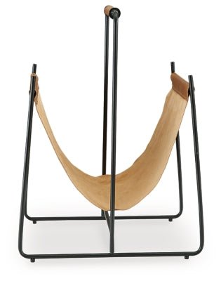 Faronworth Magazine Rack - Light Brown Storage Basket modern furniture Contempo Furniture
