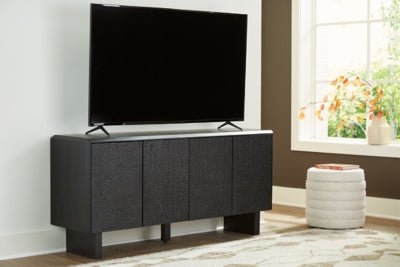 Farrelmore Accent Cabinet - Black Accent Cabinet modern furniture Contempo Furniture