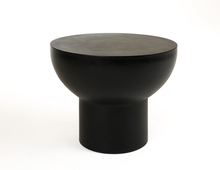 Fate - Modern Black Concrete End Table