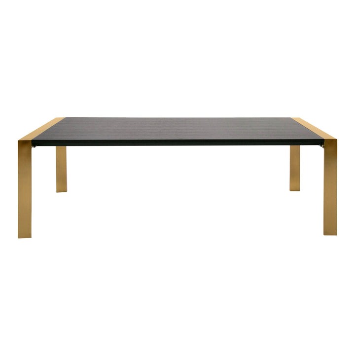Fauna - Modern Wenge and Brass Dining Table