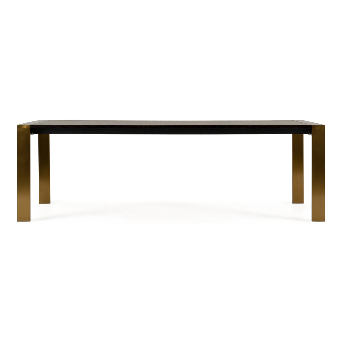 Fauna - Modern Wenge and Brass Dining Table